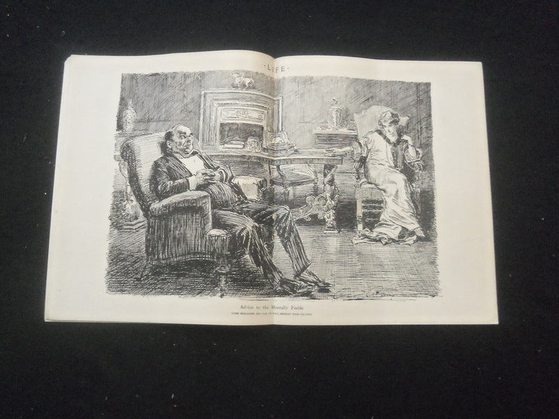 1913 FEBRUARY 20 LIFE MAGAZINE - HUSBANDETTE'S NUMBER - ANCIENT HISTORY - L 757F