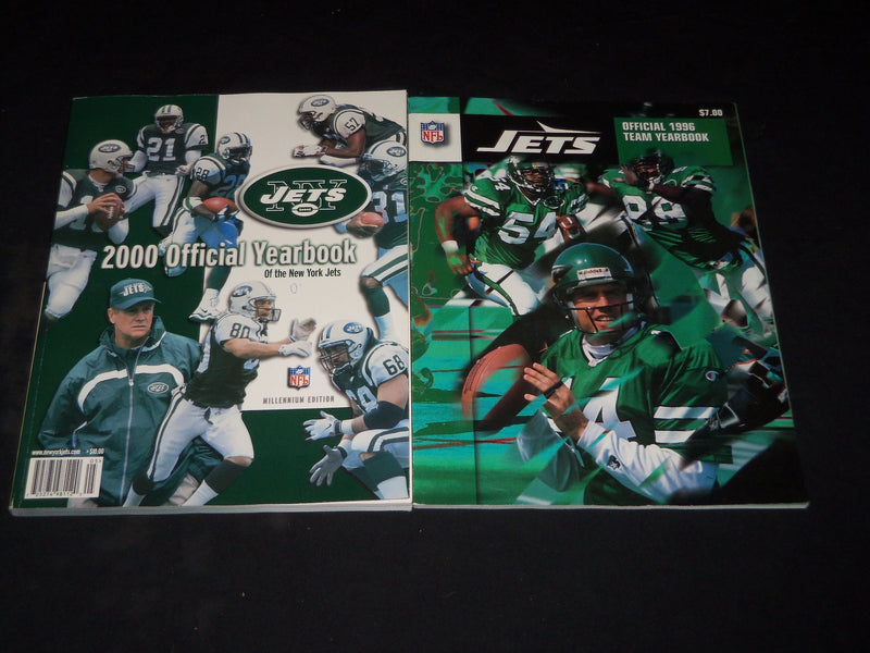 1988-2000 NEW YORK JETS FOOTBALL YEARBOOKS LOT OF 4 - O 1350E