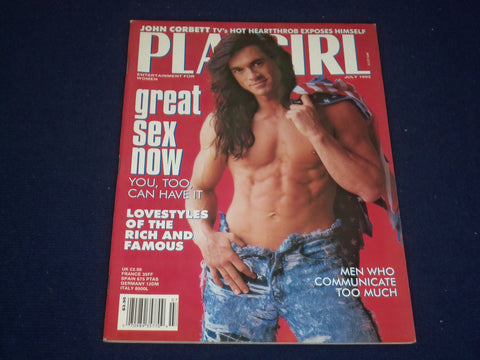 1992 JULY PLAYGIRL MAGAZINE - TOMMY BURGESS - SP 9352