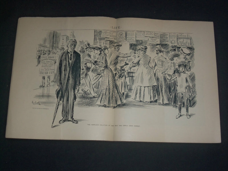 1905 OCTOBER 26 LIFE MAGAZINE - NICE ILLUSTRATIONS, ADS & STORIES - B 6213