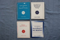 1991-1995 MATERNITY QUICK REFERENCE BOOKS BY BOBAK & WONG - LOT OF 4 - K 678
