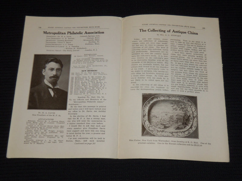 1915-1916 THE STAMP JOURNAL MAGAZINE LOT OF 5 ISSUES - O 1134L