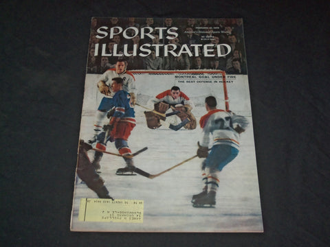 1958 FEBRUARY 17 SPORTS ILLUSTRATED MAGAZINE - JACQUES PLANTE - SP 8870