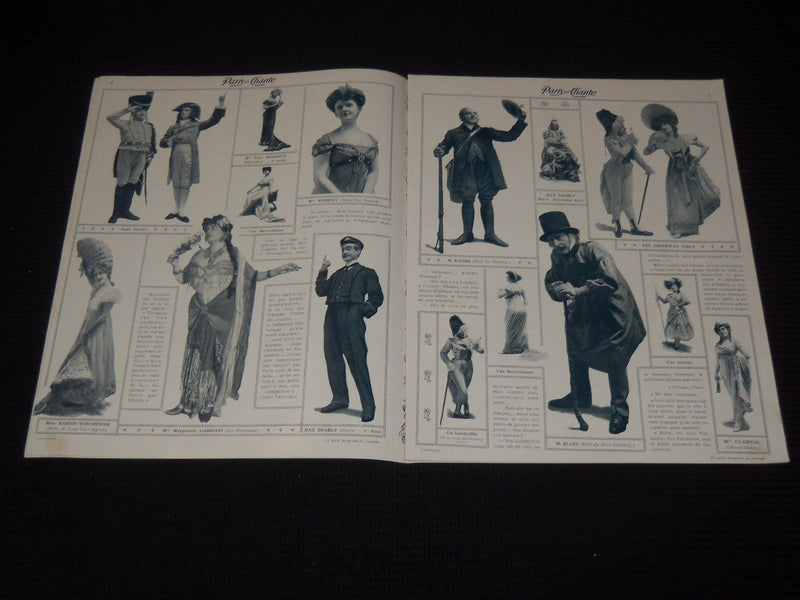 1904 PARIS QUI CHANTE REVUE ILLUSTREE MAGAZINE LOT OF 26 ISSUES - O 3442C