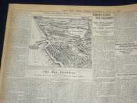 1918 MAY 11 NEW YORK TIMES - BRITISH SINK CRUISER AT OSTEND - NT 8178