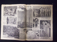 1938 FEB 20 NEW YORK SUNDAY MIRROR- POLICE CRACKDOWN ON INSANE KILLERS - NP 2255