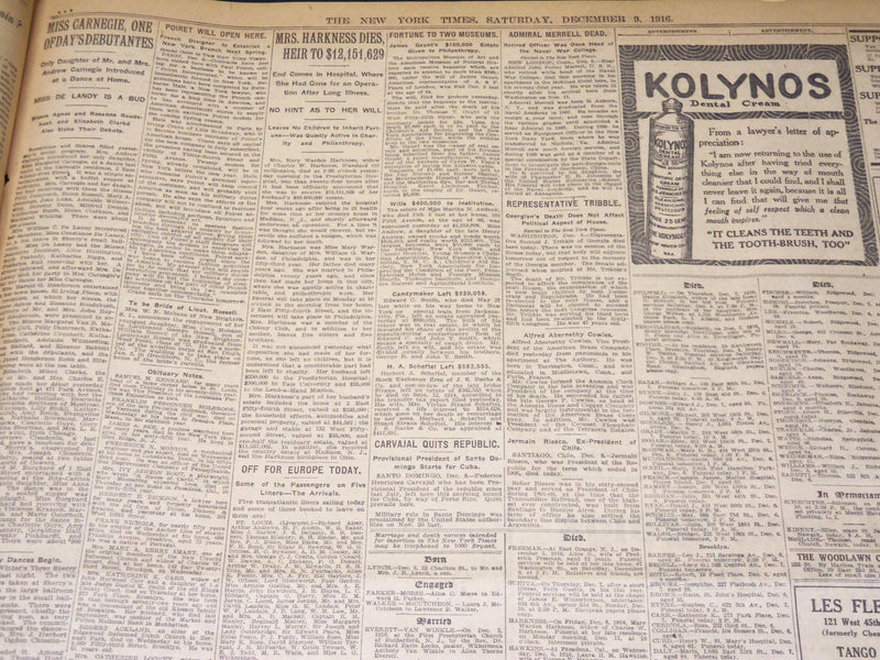 1916 DECEMBER 9 NEW YORK TIMES - GREEK KING MOBILIZING HIS ARMY - NT 8631