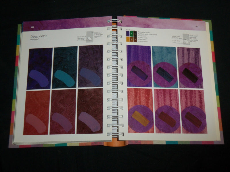 2006 ACRYLIC MIXING DIRECTORY HARDCOVER BOOK BY IAN SIDAWAY - COLORS - KD 6891