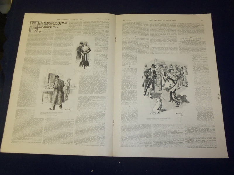 1899 MAY 27 THE SATURDAY EVENING POST MAGAZINE - NICE ILLUSTRATIONS - B 6705