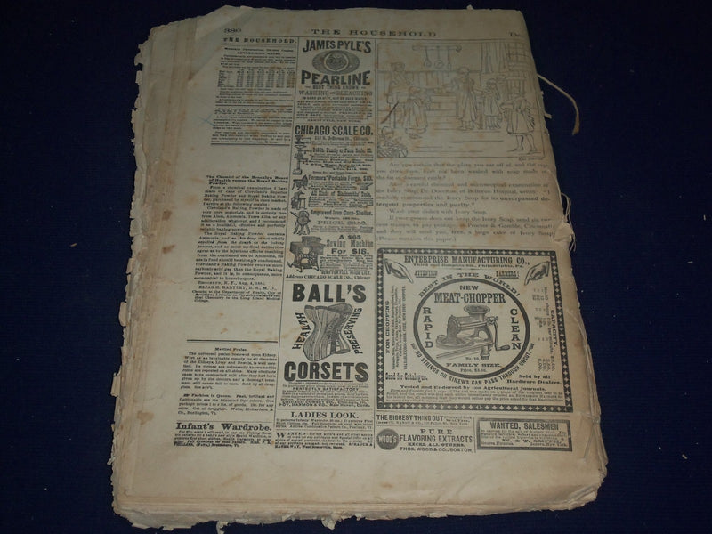 1884 JAN-DEC THE HOUSEHOLD MONTHLY JOURNAL BOUND VOLUME - 12 ISSUES - KD 2305