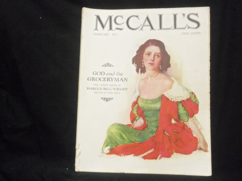 1927 FEBRUARY MCCALL'S MAGAZINE - GREAT PHOTOS AND ADS - ST 1152