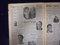 1933 DECEMBER 24 NEW YORK SUNDAY MIRROR - AIMEE FIRES JESSIE - NP 2133