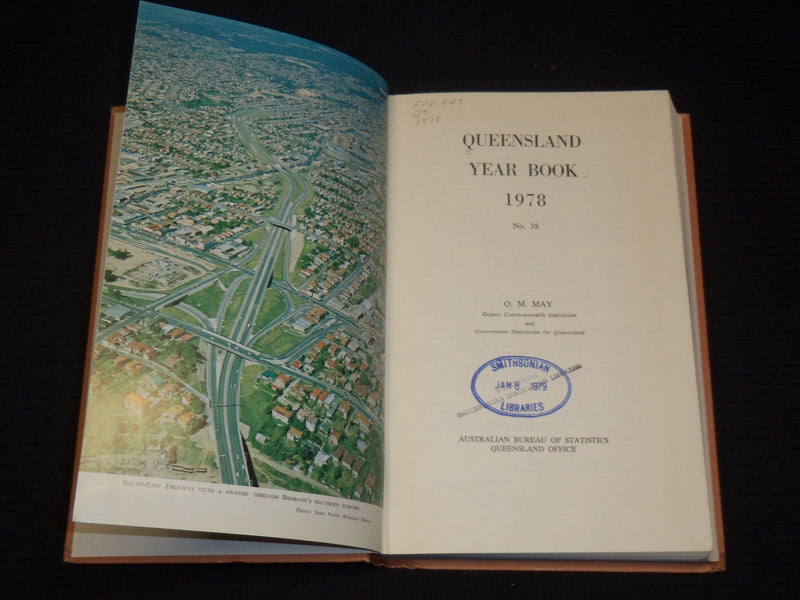 1970-1982 QUEENSLAND YEAR BOOK LOT OF 12 - GOV. STATISTICIAN BRISBANE - KD 5T