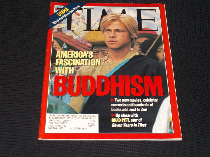 1997 OCTOBER 13 TIME MAGAZINE - BRAD PITT FRONT COVER - E 17015