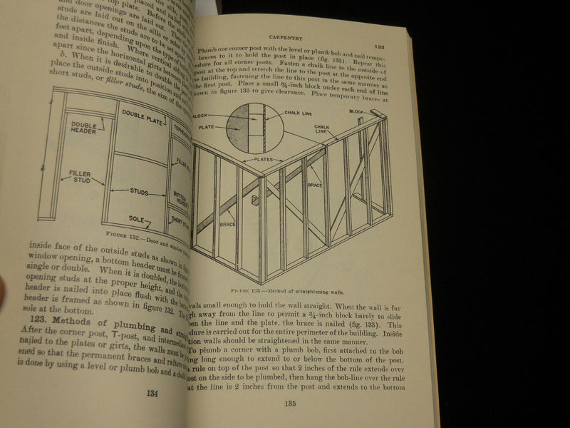 1943 MAY 6 CARPENTRY TECHNICAL MANUAL - WAR DEPARTMENT - J 6224