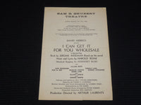 1962 MAY 27 I CAN GET IT FOR YOU WHOLESALE BOOK - BARBRA STEISAND - GOULD- K 551
