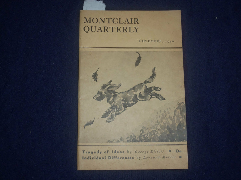 1940-1941 MONTCLAIR QUARTERLY MAGAZINE - LOT OF 2 - J 6438