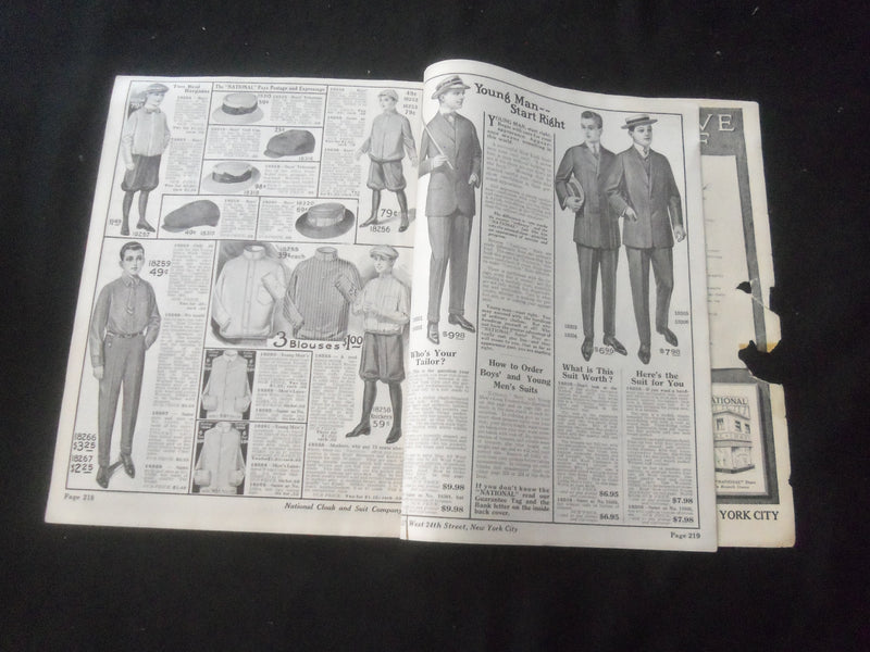 1914 SPRING & SUMMER NATIONAL CLOAK & SUIT COMPANY CATALOG - R 93W
