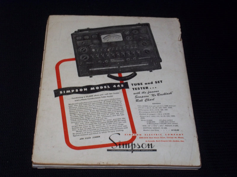 1948 JANUARY RADIO CRAFT MAGAZINE - SPECIAL TELEVISION NUMBER ISSUE - E 7111