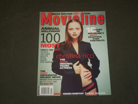 1999 NOVEMBER MOVIELINE MAGAZINE - CHRISTINA RICCI COVER - B 1180