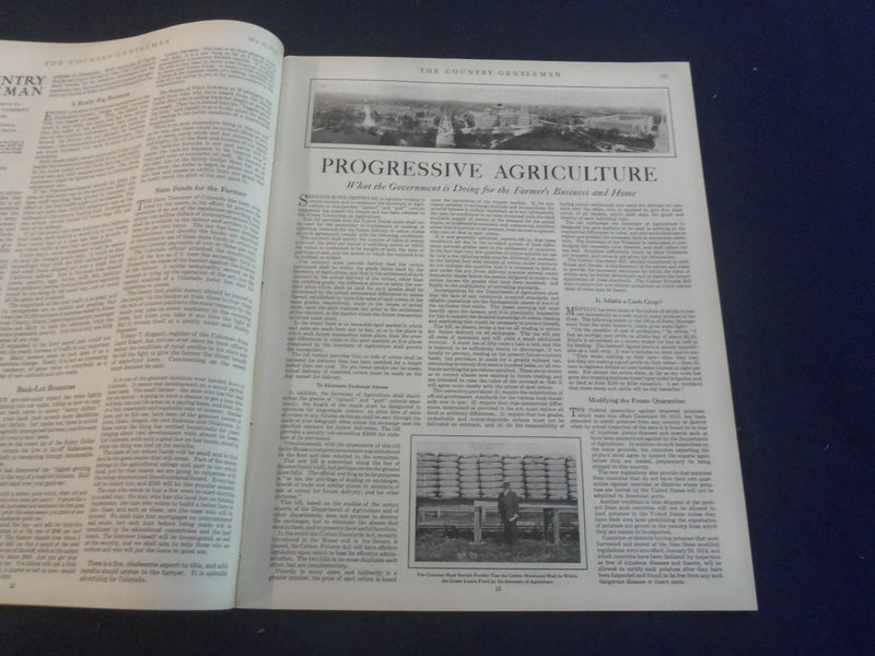 1914 MAY 16 THE COUNTRY GENTLEMAN MAGAZINE - ILLUSTRATED COVER - B 2801N