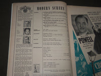 1942 AUGUST MODERN SCREEN MOVIE MAGAZINE - BETTY GRABLE COVER - FLAG - M 133