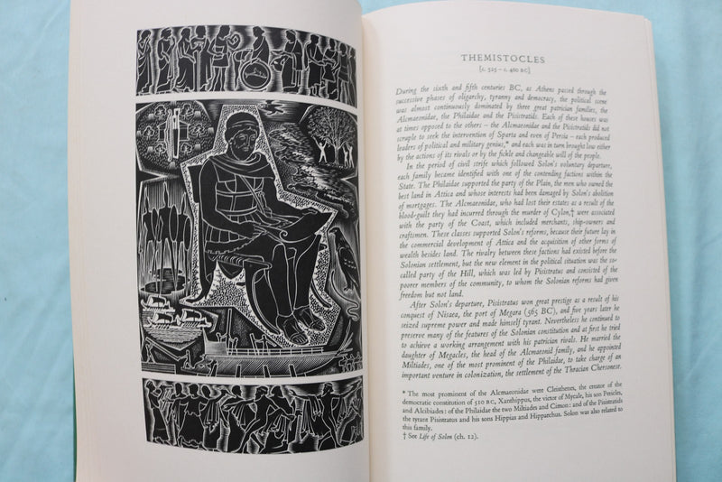 1967 THE RISE AND FALL OF ATHENS HARDCOVER BOOK - PLUTARCH- KD 9672