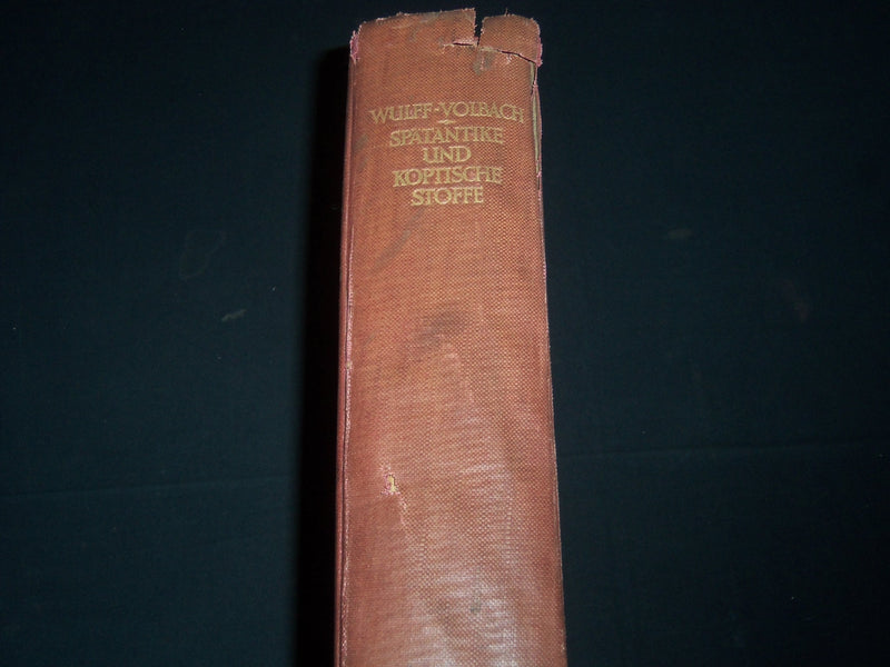 1976 SPATANIKE UND KOPTISCHE STOFFE VOLUME BY O. WULFF AND W. F. VOLBACH - Z 59