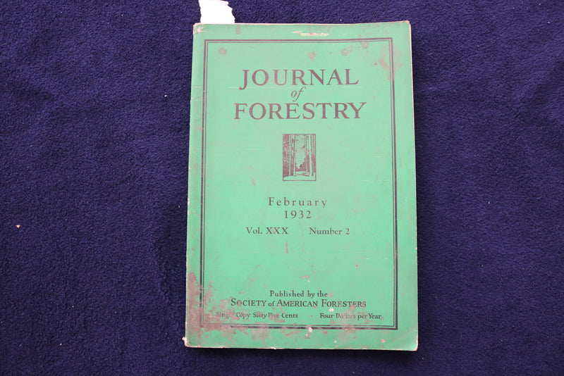 1932-1933 JOURNAL OF FORESTRY MAGAZINE - LOT OF 4 + 1931 SUPP/INDEX - O 3428