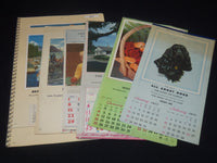 1953-1961 ADVERTISING CALENDARS LOT - 6 PIECES - O 3822