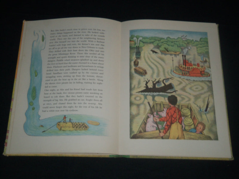 1957 ABRAHAM LINCOLN BOOK BY INGRI & EDGAR PARIN D'AULAIRE - R 275G