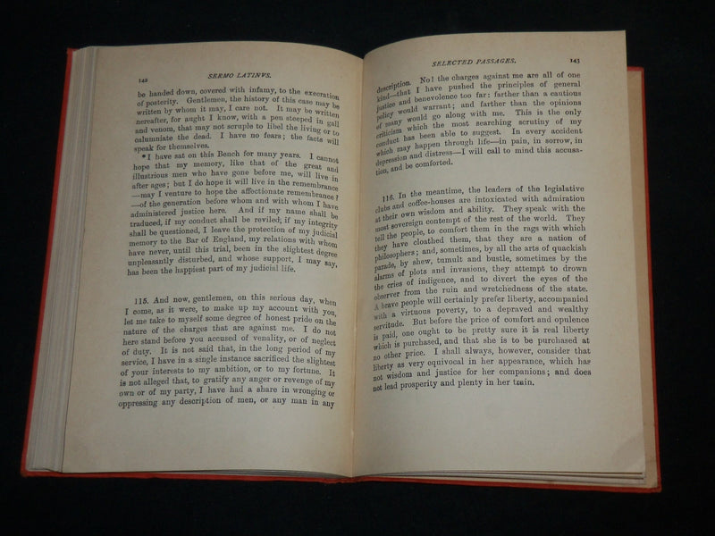 1934 SERMO LATINUS HARDCOVER BOOK BY J. P. POSTGATE - KD 6661