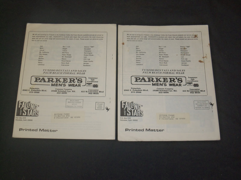 1979 MARCH/APRIL FALLING FOR STARS MAGAZINE - LOT OF 2 - B 4988