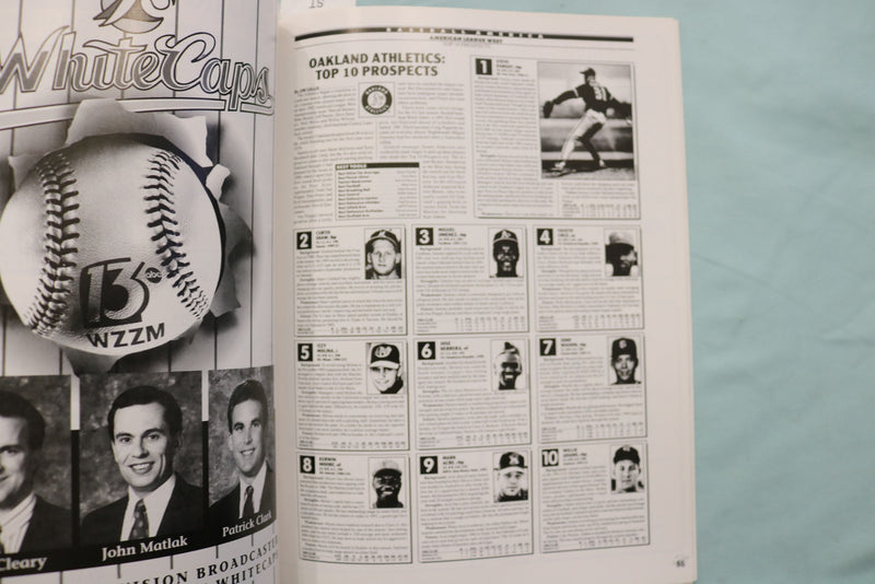 1994 WEST MICHIGAN WQHITECAPS BASEBALL PROGRAM - K 3404