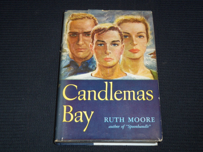 1950 CANDLEMAS BAY HARDCOVER BOOK BY RUTH MOORE - KD 7939
