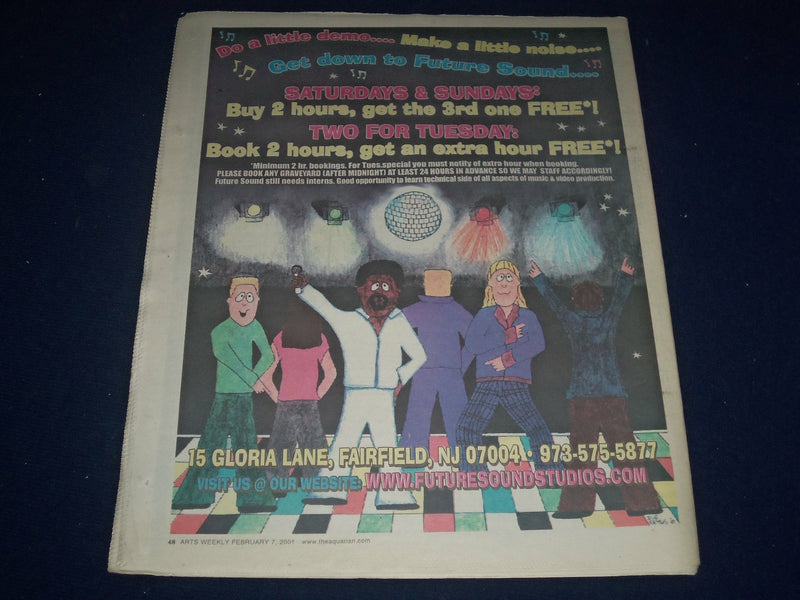 2001 FEBRUARY 7-14 AQUARIAN WEEKLY NEWSPAPER - MELVINS COVER - J 1169