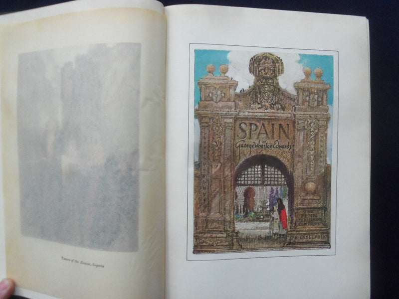 1926 SPAIN HARDCOVER BOOK BY GEORGE WARTON EDWARDS - KD 8899