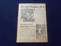 1965 NOV 1 BOSTON RECORD AMERICAN NEWSPAPER - NO. 27 DIES IN GANG WAR - NP 6319