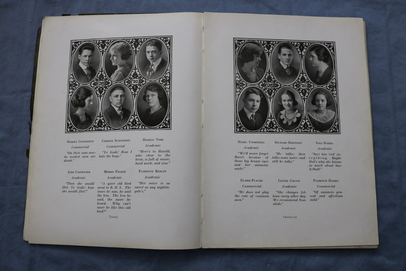 1920 THE PIERIAN RICHMOND HIGH SCHOOL YEARBOOK - RICHMOND, INDIANA- YB 3428