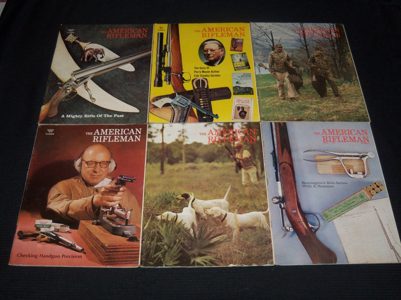 1967-1976 THE AMERICAN RIFLEMAN MAGAZINEs LOT OF 26 ISSUES - NICE ADS - WR 104J