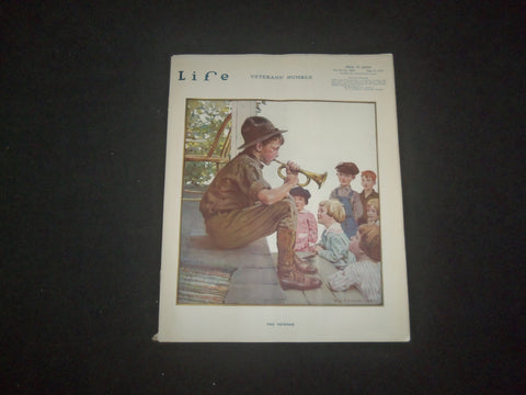1919 MAY 15 LIFE MAGAZINE - VETERANS' NUMBER - THE VETERAN - L 769C