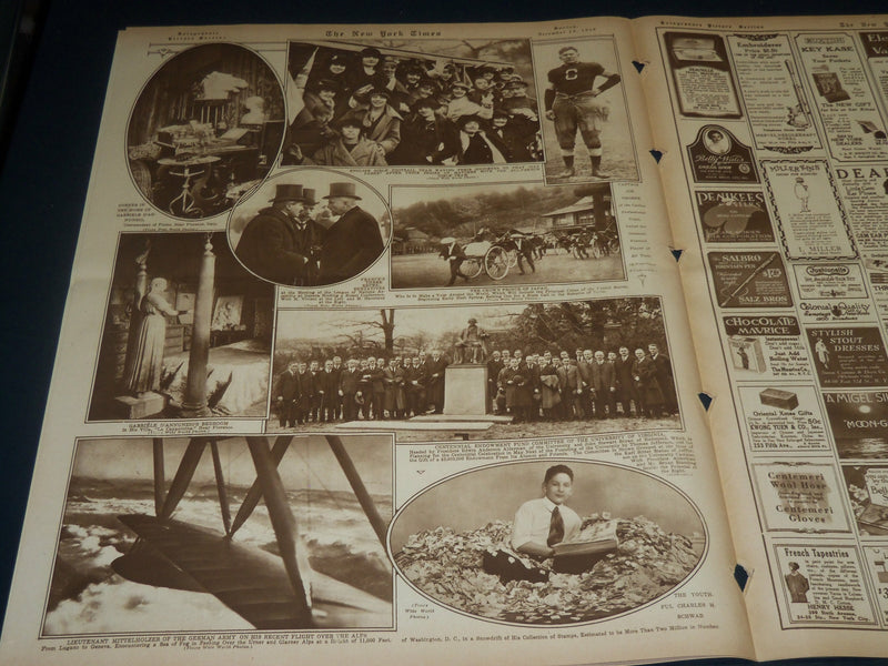 1920 DECEMBER 12 NEW YORK TIMES PICTURE SECTION NO. 4 & 5 - JIM THORPE - NT 8793