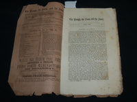 1854 THE PLOUGH MAGAZINES LOT OF 2 ISSUES - NICE ILLUSTRATIONS - J 6703