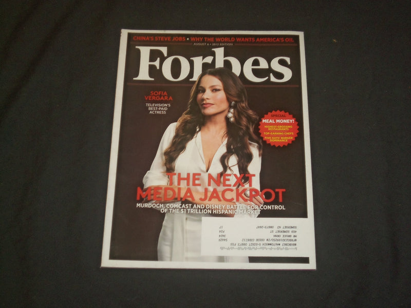 2012 AUGUST 6 FORBES MAGAZINE - SOFIA VERGARA COVER - B 1059