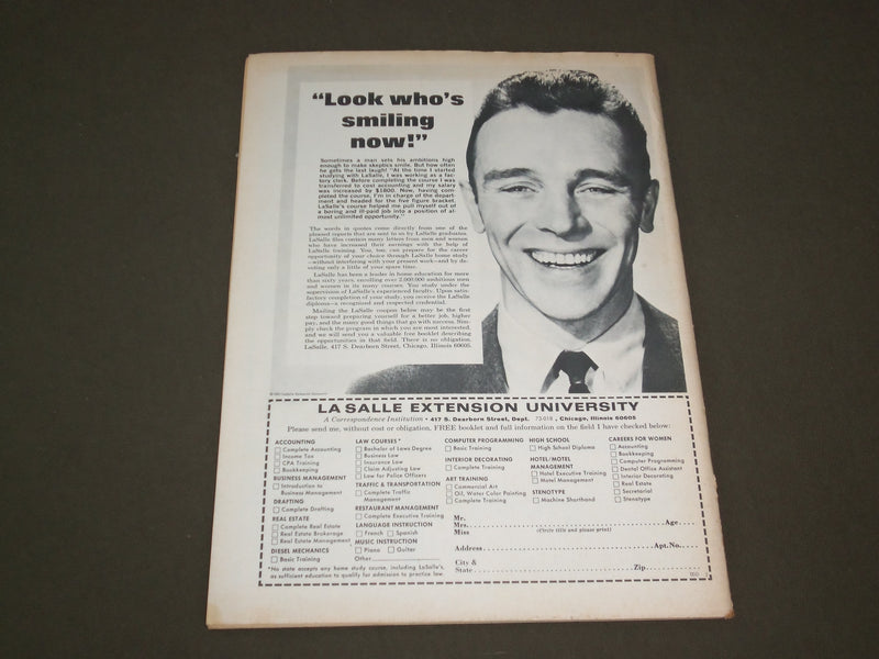 1971 WINTER SPORT HEROES MAGAZINE - CALVIN HILL AND DARYLE LAMONICA - SP 9755
