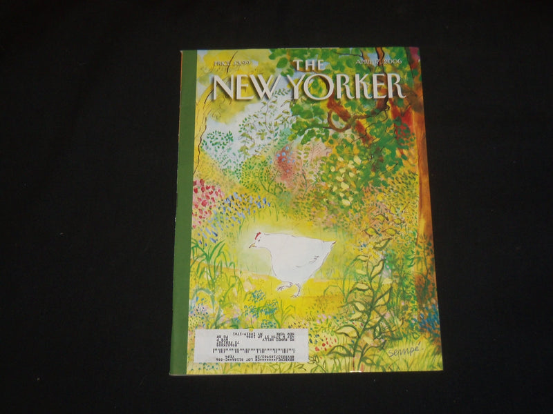 2006 APRIL 17 THE NEW YORKER MAGAZINE - ILLUSTRATED COVER - NY 2069
