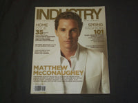 2014 MARCH/APRIL INDUSTRY NEW JERSEY MAGAZINE- MATTHEW MCCONAUGHEY COVER - B 886