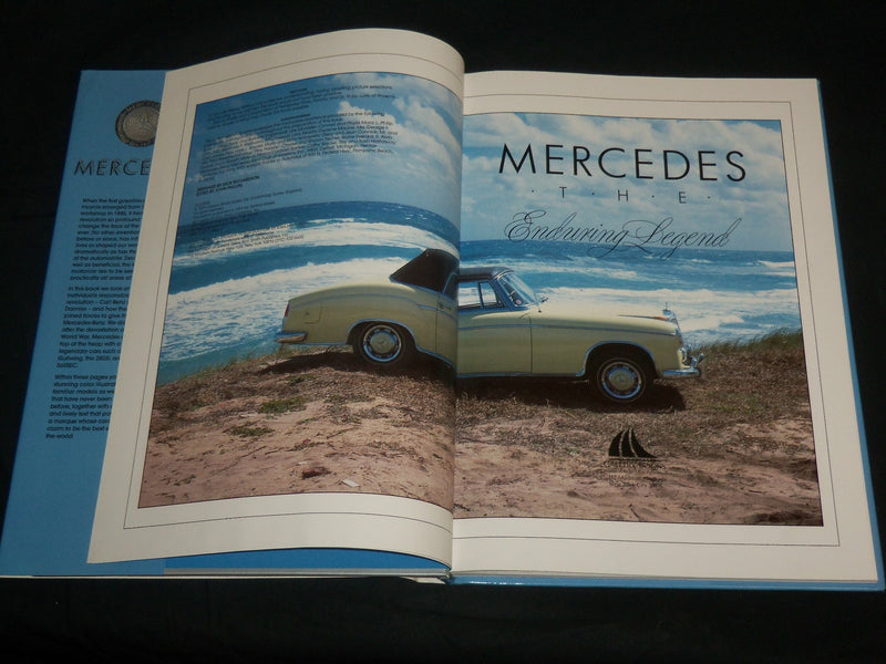 1991 MERCEDES THE ENDURING LEGEND HARDCOVER BOOK BY NICKY WRIGHT - I 2048