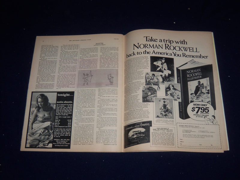 1972 FALL THE SATURDAY EVENING POST MAGAZINE - RICHARD NIXON COVER - SP 5749