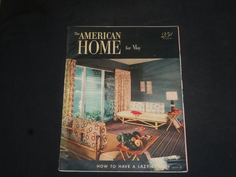 1953 MAY THE AMERICAN HOME MAGAZINE - NICE COVER, STORIES & PHOTOS - SP 7157